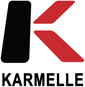 Karmelle logo and home button