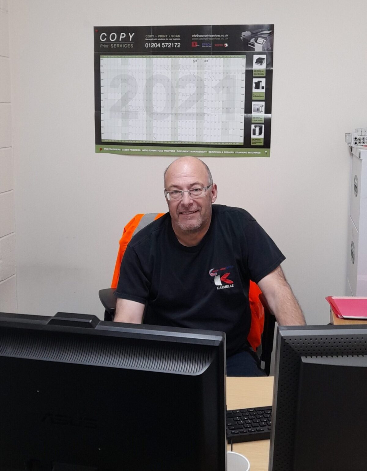 Workshop manager Jonathan